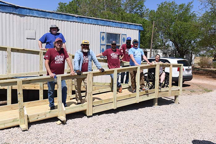 Pantex volunteers made a difference for four community members with ramps built for the Texas Ramp Project during the 2022 United Way Day of Caring