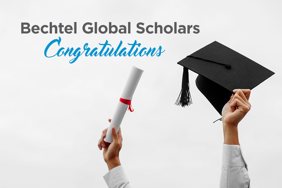 Congratulating Bechtel Global Scholars
