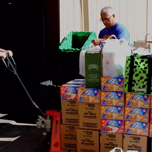 Donations delivered to Snack Pak 4 Kids