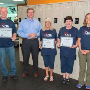 CNS’s winning Active for Life challenge team