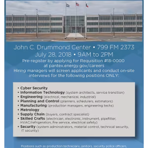 Pantex hiring event